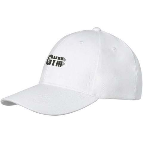 La casquette Davis à 6 panneaux est dotée d'une visière pré-courbée, alliant une esthétique classique à une protection solaire essentielle. Les œillets brodés de la casquette offrent une ventilation optimale, vous permettant de rester frais et serein lors de vos activités de plein air. Conçue pour s'adapter confortablement à un tour de tête de 58 cm, la fermeture à boucle métallique permet des ajustements faciles et sûrs. Fabriquée en sergé de coton brossé épais de 260 g/m².