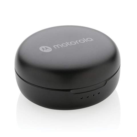 Hello Lifestyle. These Motorola BT 2.0 IPX5 compact designed earbuds come with outstanding sound and battery life. With touch control. They feature 6 hours of playtime and another 12-hours in the sleek charging case. Superior sound quality and hands-free calling. IPX5 water-resistant and sweatproof certification also allows you to move freely and comfortably without the worry of damaging it. With smart voice assistant; Alexa built-in, Siri® and Google Assistant™<br /><br />HasBluetooth: True