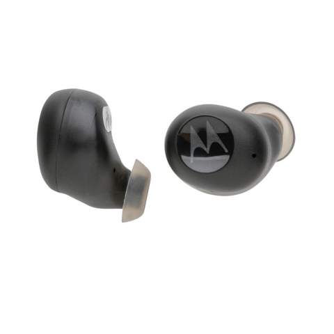 Hello Lifestyle. These Motorola BT 2.0 IPX5 compact designed earbuds come with outstanding sound and battery life. With touch control. They feature 6 hours of playtime and another 12-hours in the sleek charging case. Superior sound quality and hands-free calling. IPX5 water-resistant and sweatproof certification also allows you to move freely and comfortably without the worry of damaging it. With smart voice assistant; Alexa built-in, Siri® and Google Assistant™<br /><br />HasBluetooth: True