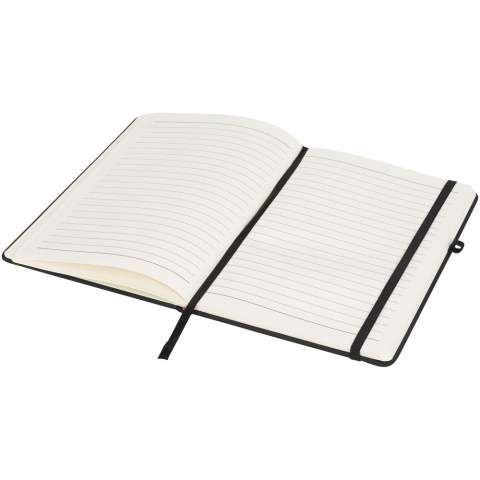 Das schwarze Notizbuch hat einen weichen schwarzen PU-Einband für eine angenehme Haptik des Notizbuchs. Jedes Notizbuch hat einen farbigen Verschlussriemen, eine Stiftschlaufe und ein Bandlesezeichen. Das Notizbuch enthält 96 Blatt (70 g/m²) cremefarbiges liniertes Papier.