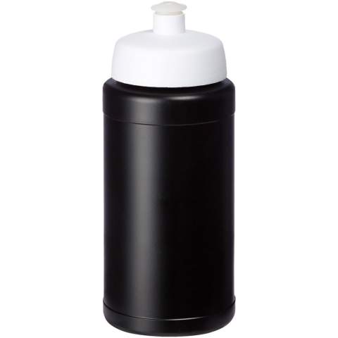 Enkelwandige sportfles. Met een morsvrije deksel met duw-en-trek mondstuk. Volumecapaciteit is 500 ml. Mix en match kleuren om je perfecte fles te maken. Neem contact op met ons voor meer kleuropties. Gemaakt in het Verenigd Koninkrijk. BPA-vrij. Voldoet aan EN12875-1 en is vaatwasmachinebestendig.