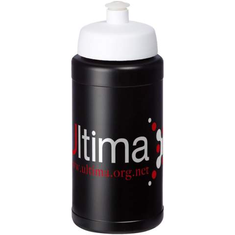 Enkelwandige sportfles. Met een morsvrije deksel met duw-en-trek mondstuk. Volumecapaciteit is 500 ml. Mix en match kleuren om je perfecte fles te maken. Neem contact op met ons voor meer kleuropties. Gemaakt in het Verenigd Koninkrijk. BPA-vrij. Voldoet aan EN12875-1 en is vaatwasmachinebestendig.