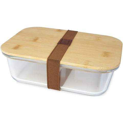 For the extra hungry person the Ruby glass lunch box is a must-have since it has a capacity of 1000 ml! It has a bamboo lid with a silicone sealing to keep the lunch box closed properly. Comes with an elastic band closure, keeping the lid securely in place for when on the go. The bamboo used is sourced and produced following sustainable standards. The container is dishwasher safe without the lid.