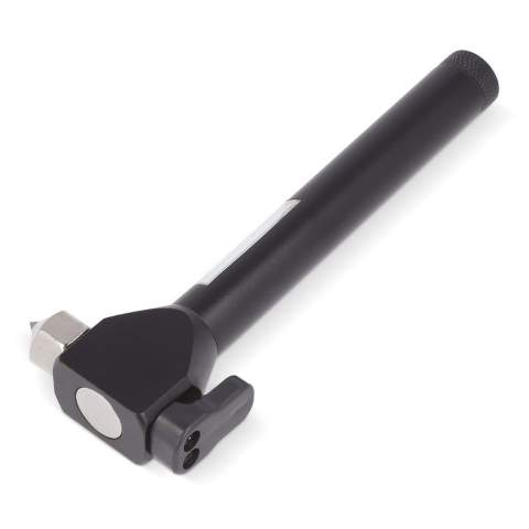 Noodhamer die is uitgerust met een scherpe punt om een autoraam te breken. Verder heeft deze tool een gordelsnijder, een magneet en een COB-lamp. Deze veiligheidshamer mag niet in de auto ontbreken. De magneet kan eenvoudig op metalen oppervlaktes vastgemaakt worden.