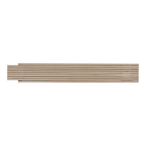 Duimstok met tien delen en een totale lengte van 2 meter. Duurzaam en draagbaar, ideaal voor zowel professionele als doe-het-zelf projecten. De liniaal heeft een schokbestendige coating en extra sterke, roestvrijstalen scharnieren. Met geïntegreerd hoekschema en vergrendelingshoek van 180°. CE-gecertificeerd en nauwkeurigheidsklasse 3. Gemaakt in Europa.