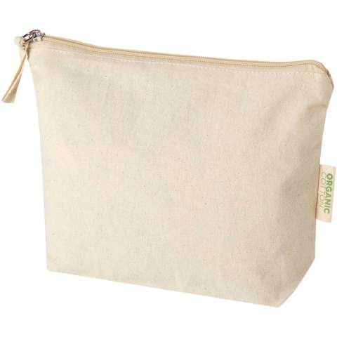 The Orissa 180 g/m² organic toiletry bag features a zipped compartment to accommodate cosmetics and toiletries for travel. The toiletry bag is made of cotton from India that is also Oeko-Tex certified. Capacity: 1 litre.