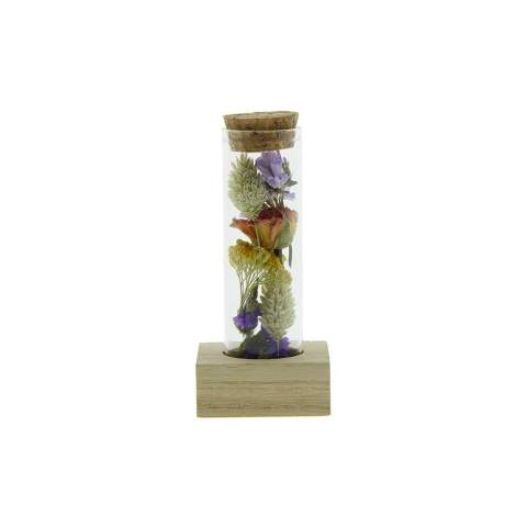 Deze droogbloemen die door de brievenbus passen, bieden een bijzonder en duurzaam geschenk. Droogbloemen voegen een vleugje natuurlijke schoonheid toe aan elke ruimte. Ze blijven lang mooi en hebben geen speciale verzorging nodig, wat het perfect maakt voor zowel thuis als op kantoor. Door hun natuurlijke uitstraling brengen ze een ontspannen sfeer met zich mee, wat helpt om stress te verminderen en de creativiteit te stimuleren. Een perfect artikel om mee te stralen op het bureau bij jouw relatie.<br /><br />Dit droogbloemen setje is volledig aanpasbaar in zowel kleur als met de toevoeging van een logo of slogan. De buisjes kunnen worden gevuld met gekleurde droogbloemen die passen bij de huisstijl van jouw bedrijf. Naast de bijzondere optie om de droogbloemen in kleur te personaliseren, biedt de houten standaard ook ruimte voor een logo of slogan. Hierdoor wordt de herkenning van jouw merk versterkt en wordt waardering voor de relatie getoond.<br /><br />Heeft u vragen over dit product, de gewenste personalisatie of eventuele verpakkingen? Neem dan gerust contact met ons op.
