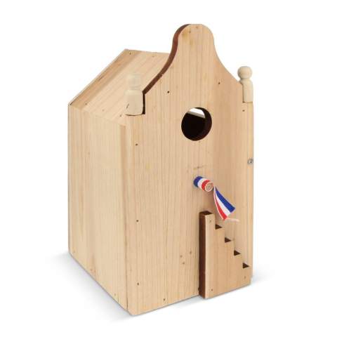 Presenting our Bird House, a cozy haven for feathered friends. Crafted from wood, it's both eco-friendly and stylish. Invite nature into your garden while promoting avian biodiversity. A charming addition to any outdoor space.