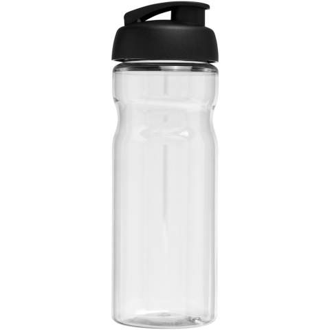Single-wall sport bottle with ergonomic design. Bottle is made from recyclable PET material. Features a spill-proof lid with flip top. Volume capacity is 650 ml. Mix and match colours to create your perfect bottle. Contact customer service for additional colour options. Made in the UK. Packed in a home-compostable bag. BPA-free.