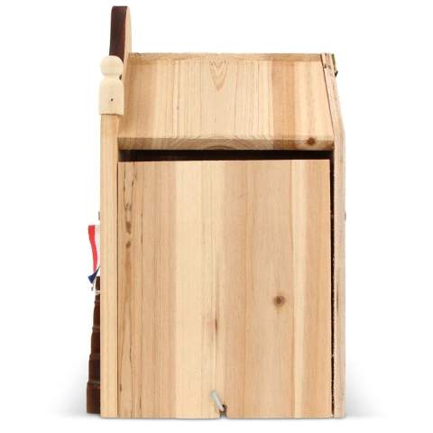 Presenting our Bird House, a cozy haven for feathered friends. Crafted from wood, it's both eco-friendly and stylish. Invite nature into your garden while promoting avian biodiversity. A charming addition to any outdoor space.