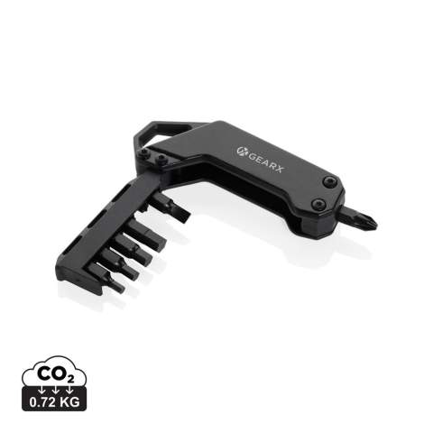 Tournevis de poche avec 6 embouts de qualité. Facile à emporter dans sa poche en cas de besoin. Emballé dans un emballage FSC® mix.