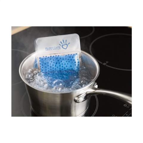 Chaufferette transparente réutisable et souple remplie de billes de gel. Ce produit peut être utilisé aussi bien pour le froid que pour le chaud. Mode d'emploi inclus.