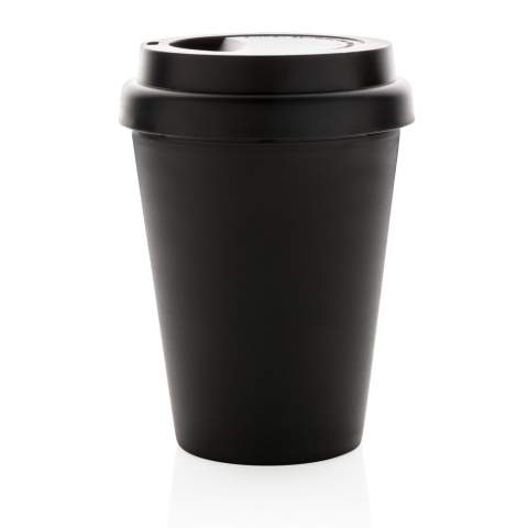 Stop met het gebruik van wergwerpartikelen! Breng je eigen beker mee en draag bij aan een wereld zonder wegwerpartikelen. Deze lichtgewicht en duurzame bekers zijn perfect voor je koffie onderweg. Deze koffiebeker is dubbelwandig, zodat je drank langer warm blijft. Herbruikbaar en gemaakt van 100% recyclebaar vriendelijk PP-materiaal. 100 graden Celsius voedselveilig goedgekeurd. De bekers hebben een schroefdeksel; dus geen risico dat de deksel eraf valt. Alleen handwas. Inhoud: 300 ml.<br /><br />HoursHot: 2<br />HoursCold: 4