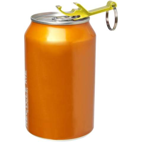 Der Tao Flaschen- und Dosenöffner Schlüsselanhänger ist das perfekte Accessoire, um jederzeit und überall eine Flasche oder Dose zu öffnen und gleichzeitig auf raffinierte Weise für eine Marke zu werben. Der Schlüsselanhänger ist aus Aluminium gefertigt, was ihn stark und leicht macht. Ein aufgedrucktes Logo auf dem Schlüsselanhänger in Kombination mit dem Metallic-Finish lässt ihn noch mehr hervorstechen. 