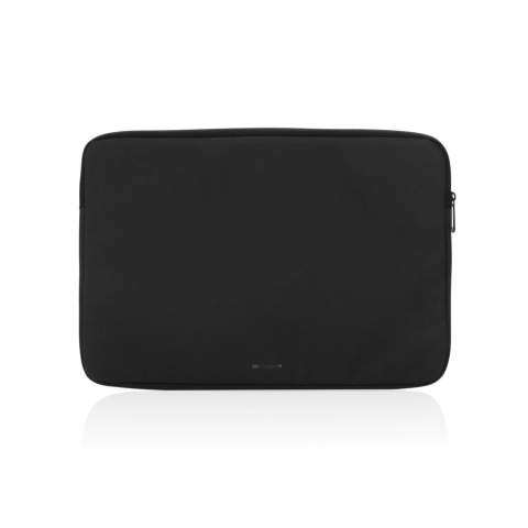 A stylish way to protect your laptop – a roomy front pocket and a sleek design that holds up to a 15.6 inch laptop. Made with 100% recycled polyester. With AWARE™ tracer that validates the genuine use of recycled materials. 2% of proceeds of each Aware™ product sold will be donated to Water.org. PVC free.<br /><br />FitsLaptopTabletSizeInches: 15.6<br />PVC free: true