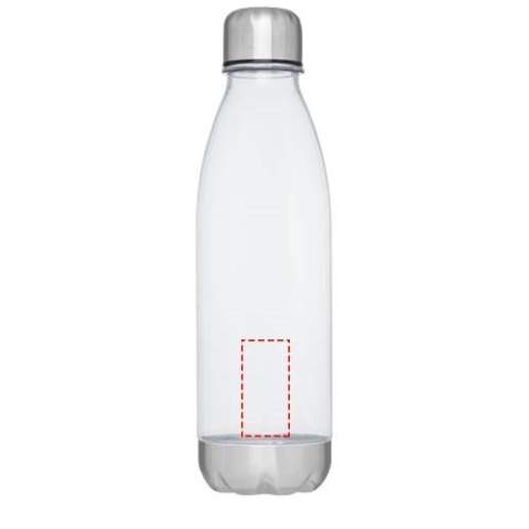 Bouteille de sport à simple paroi en matériau durable avec couvercle vissé. Résistante aux chocs, aux taches et aux odeurs. Dispose d’un couvercle et d'un fond en acier inoxydable. Sans bisphénol A. Capacité de 685 ml.
