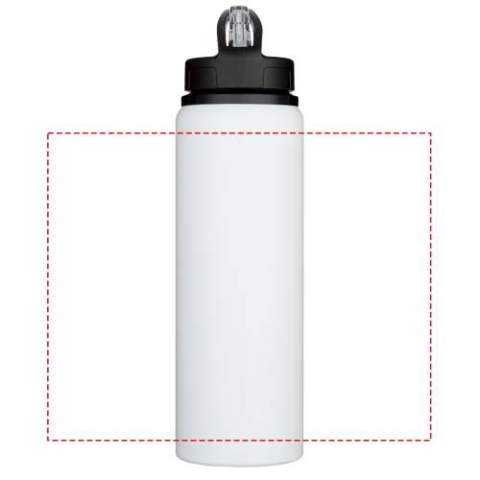 Die einwandige Fitz Wasserflasche besteht aus RCS-zertifiziertem recyceltem Edelstahl, einem Material, das sowohl leicht als auch langlebig ist. Mit Schraubdeckel, klappbarem Trinkverschluss und Tragegriff – ideal für unterwegs. Fassungsvermögen: 800 ml.