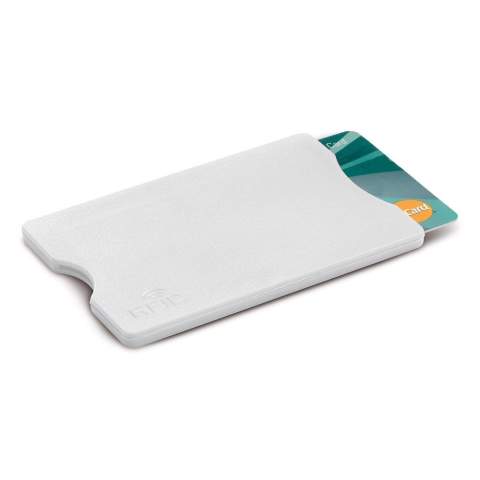 Hard Case Kartenhalter für EC-Karten. Der Kartenhalter enthält RFID Schutz um Skimming vorzubeugen. Der Kartenhalter hat Aussparungen um die Karte einfach herausnehmen zu können.
