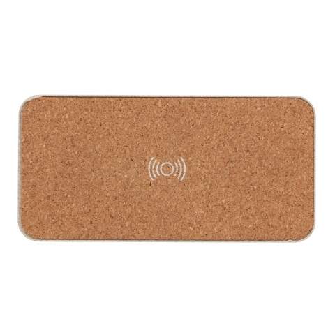 This sleek looking wheat straw (35% wheat fiber mixed with ABS) and cork wireless charging speaker enables you to combine listening to your favorite tunes while charging your phone wirelessly. Simply connect the included 150 cm Type C cable to your charger at home or in the office and you are ready to go. It contains a 5W wireless speaker and a 5W wireless charger on top with a Type C input port and AUX port.  The speaker has a 1200 mAh battery and BT 5.0 that allows a playtime up to 4 hours and operating distance up to 10 metres. When using both functions make sure the item is connected to a power source.<br /><br />HasBluetooth: True<br />WirelessCharging: true<br />PowerbankCapacity: 1200<br />NumberOfSpeakers: 1<br />SpeakerOutputW: 5.00