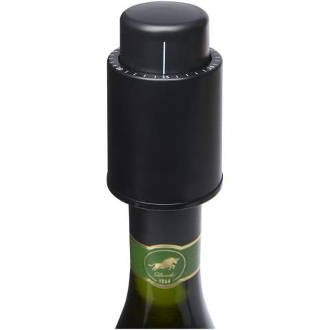 The Sangio wine stopper has excellent airtightness which preserves freshness by minimizing wine oxidation. With the rotary button design for lock and unlock, it ensures that the bottles remains sealed to preserve the wine. Whenever you want to pour another glass of wine, you just need to rotate it again. Great for using at home, at hotels, clubs, and bars. This wine stopper preserves the wine just like the original cork, making this a must-have for any wine enthusiast.