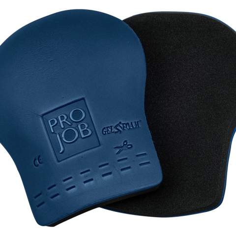 • volgt de vorm van de menselijke knie (voorgevormd)<br />• de gladde buitenkant voorkomt dat de kniebeschermers aan de broek blijven hangen/kleven<br />• aanbevolen door verschillende experten in ergonomie op de werkvloer               <br />• dikte: 1,5 cm