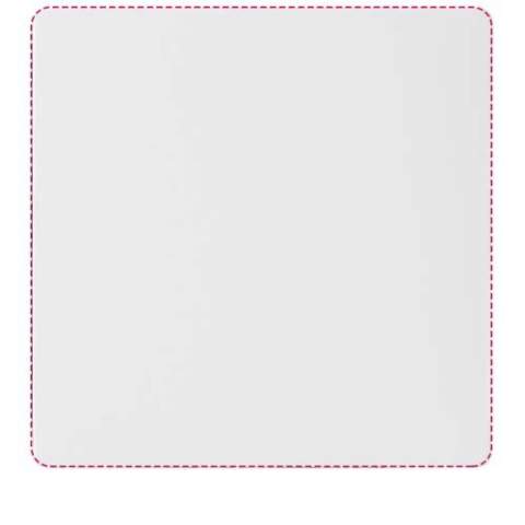 Dessous de verre en papier laminé avec une base en mousse noir pour une impression de qualité supérieure.