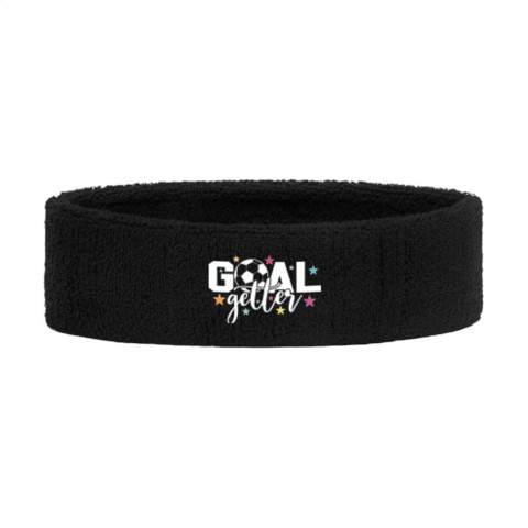 Elastisches Stirnband aus 80% Baumwolle und 20% Elastan. Dieses bequeme und funktionelle Schweißband kann beim Sport und auf Festivals und Veranstaltungen verwendet werden. Einheitsgröße für alle. Ein sportlicher Blickfang. Hergestellt in Europa.