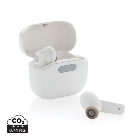 Studies show that the average earbud contains more bacteria than a cutting board. Still earbuds are taken in and out of the ear multiple times a day while containing various bacteria and without cleaning them. These unique design TWS earbuds are cleaned with UV-C light within the charging case eliminating up to 99,9% of the bacteria found on the earbud. The earbuds use BT 5.0 for easy auto pairing connection and low energy consumption. The earbuds allow a play time of 3 hours and can be re-charged in the 400 mah charging case. Operating distance up to 10 metres. UV-C wavelength 270nm-280nm. UV-C function will only work when the case is closed to avoid UV-C exposure to user. Including 1 extra pair of eartips. Including PVC free TPE material micro charging cable.<br /><br />HasBluetooth: True