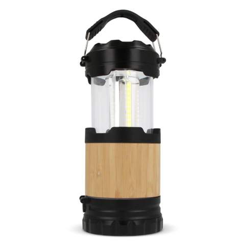 Maak kennis met onze veelzijdige ABS bamboe zaklamp. Het is een zaklamp wanneer je hem nodig hebt, een lantaarn wanneer je hem nodig hebt - alles in één milieuvriendelijk pakket. Verlicht je weg duurzaam!