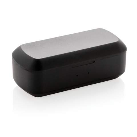 Die Ohrhörer mit einer 35mAh Batterie sind in der 500mAh Ladebox innerhalb einer Stunde wieder voll geladen und spielen dann Ihre Musik für bis zu 3h. Mit BT 5.0 für eine schnellere und stabile Verbindung auf bis zu 10m zu Ihrem mobilen Gerät. Mit Anrufannahmefunktion sowie Mikrofon. Inklusive 3 verschiedenen Größen an Ear-Tips. Das Casing aus ABS.<br /><br />HasBluetooth: True<br />PVC free: true