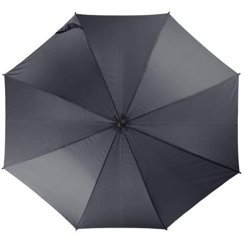 Parapluie de luxe avec manche design. Le cadre est entièrement en fibre de verre et résiste au vent.
