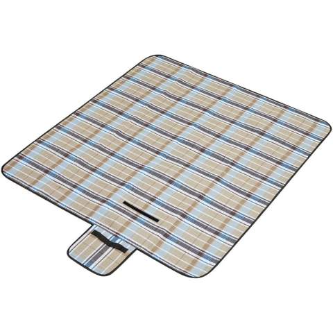 Striped 140 g/m2 water-resistance blanket, perfect for a picnic in the park with family or friends. The blanket can be rolled up for easy storage, and with the included handle it's easy to carry.