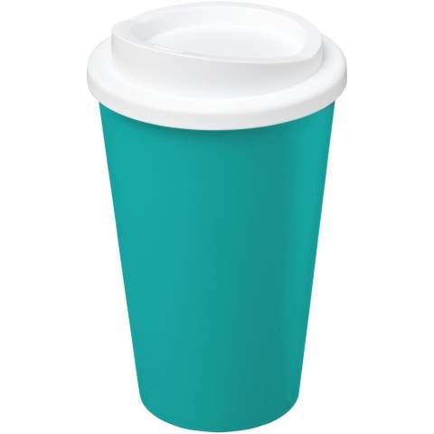 Dubbelwandig geïsoleerde beker met draaideksel. Volume 350 ml. Mix en match kleuren om je perfecte mok te creëren. Gemaakt in het Verenigd Koninkrijk. Verpakt in een gerecyclede PE plastic zak. BPA-vrij.