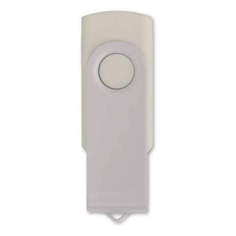 Beliebter USB-2.0-Stick mit 4GB Speicherkapazität und Aluminium-Drehkappe. Der Korpus und die Aluminiumkappe sind in zwölf Farben erhältlich. Lasergravur möglich. Die USB-Sticks sind ab Lager verfügbar. Der Artikel wird in einer weißen Geschenkbox geliefert. Preise verstehen sich exklusiv Gema-Gebühren.