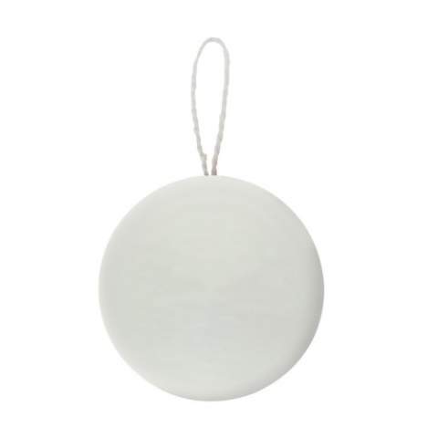 Yo-yo de coloris transparents. Le coloris blanc est opaque. Grande surface de marquage.