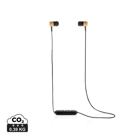Die ECO kabellosen Ohrhörer mit BT 5.0 lassen Sie Ihre Musik auf eine nachhaltige Weise genießen - und dies mit einer Spielzeit von bis zu 3h, aufgeladen sind sie innerhalb von 1h. Die Ohrhörer haben Magneten am Ende, um sie bei Nichtbenutzung wie eine Art Halskette miteinander verbinden zu können. Inkl. 3 verschiedenen Größenaufsätzen.<br /><br />HasBluetooth: True