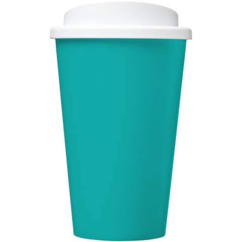 Dubbelwandig geïsoleerde beker met draaideksel. Volume 350 ml. Mix en match kleuren om je perfecte mok te creëren. Gemaakt in het Verenigd Koninkrijk. Verpakt in een gerecyclede PE plastic zak. BPA-vrij.