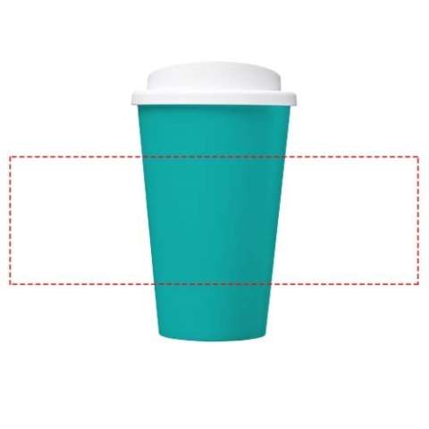 Dubbelwandig geïsoleerde beker met draaideksel. Volume 350 ml. Mix en match kleuren om je perfecte mok te creëren. Gemaakt in het Verenigd Koninkrijk. Verpakt in een gerecyclede PE plastic zak. BPA-vrij.