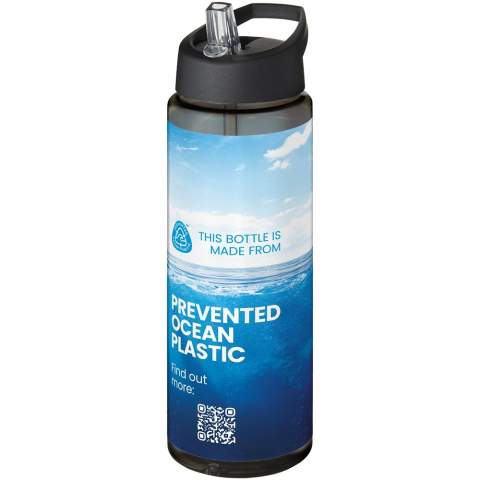 Bouteille d'eau à paroi simple, au design simple, fabriquée à partir de plastique Prevented Ocean Plastic. Le plastique est recueilli à moins de 50 km d'un littoral océanique ou d'une voie navigable importante qui se jette dans l'océan. Celui-ci est ensuite trié et transformé en plastique recyclé de haute qualité et sans danger pour les aliments. Dispose d'un couvercle anti-déversement avec bec verseur à bascule, disponible en plusieurs couleurs. Le couvercle noir est fabriqué à partir de plastique recyclé de pré-consommation en interne. Capacité de 850 ml. Fabriqué au Royaume-Uni. Le tout emballé dans un sac en plastique PE recyclé. Couleurs à mélanger et assortir pour créer la bouteille parfaite. En raison de la nature du matériau recyclé, il peut y avoir quelques petites marques sur le corps de la bouteille. 