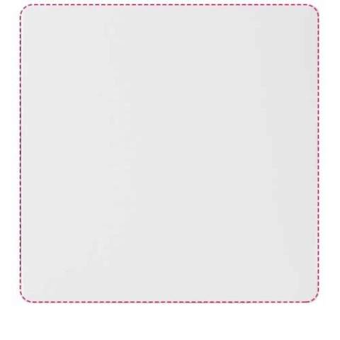 Laminated paper coaster with a black foam base for high quality printing.