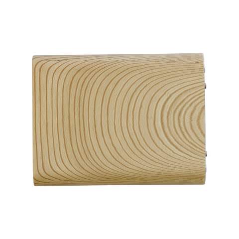 Enceinte sans fil au design stylé aspect bois. Grâce à ce haut-parleur, écoutez de la musique sans fil à l'aide de l'application de votre téléphone. Design moderne et très bonne qualité sonore.