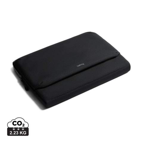 This all-in-one officemate keeps your key work tools neatly stowed and easy to access, from bag to desk to meeting room table. Fits laptops up to 16”. Foam padded laptop sleeve. Fold-down front pocket access. Two mesh pen slips. Additional storage space for bulky items. Water-resistant zip and fabric. Soft-touch interior lining.