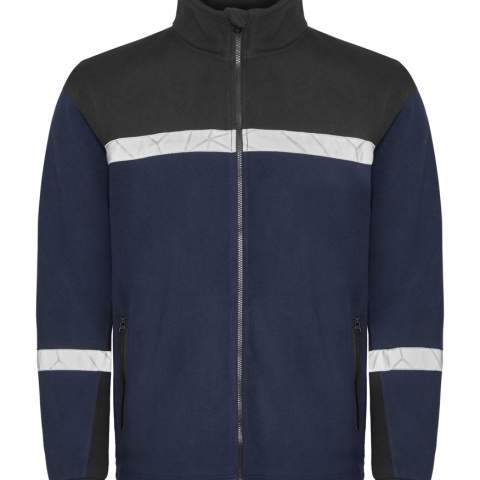 • Fleecejack met volledige rits aan de voorkant, bovenaan bedekt met kinbeschermer om schuren te voorkomen <br />• Contrasterende tape bij de hals <br />• Zijzakken aan beide zijden met ritssluiting <br />• Verstelbaar met trekkoord aan de onderkant <br />• Waschipzakje in de linker binnennaad<br /><br />Verhoogde zichtbaarheid volgens EN 17353<br />Oeko-Tex 100 gecertificeerd<br />Geleverd in een biobased, composteerbare polybag