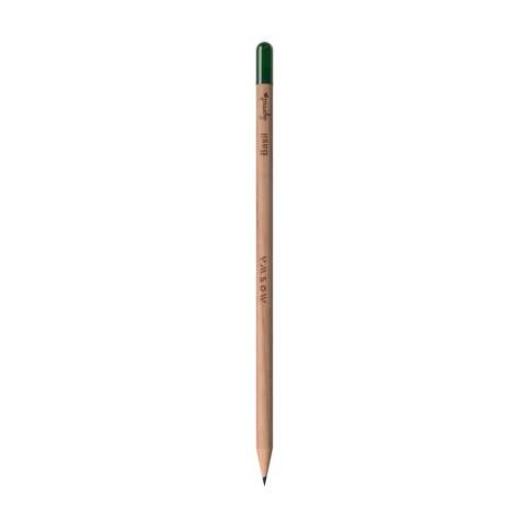 Sproutworld-Bleistift mit einer inspirierenden Botschaft für die Natur. Dieser angespitzte Bleistift ist aus Holz gefertigt. Am Ende des Bleistifts ist eine Kapsel (aus Zellulose) angebracht, die einige Samen enthält. Wenn der Stift zu klein geworden ist, um ihn zu verwenden, pflanzen Sie den Stift mit der Kapsel in die Erde. Nach etwa 2–3 Wochen keimen die Samen und entwickeln sich zu wunderschönen Blumen, duftenden Kräutern oder Gemüse. Wählen Sie aus verschiedenen Typen. Der Name der Pflanze ist standardmäßig in den Bleistift eingraviert. Der Bleistift enthält kein Blei und ist daher völlig sicher. Made in Europe. Zusatzartikel W387: Bunte Karte aus Karton zum Einlegen des Bleistifts. Die Karte enthält englischsprachige Informationen über das Produkt und verleiht dem Produkt einen exklusiven Aufmerksamkeitswert.