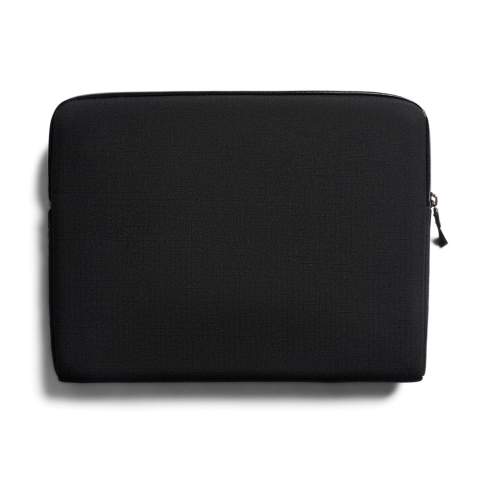 This all-in-one officemate keeps your key work tools neatly stowed and easy to access, from bag to desk to meeting room table. Fits laptops up to 16”. Foam padded laptop sleeve. Fold-down front pocket access. Two mesh pen slips. Additional storage space for bulky items. Water-resistant zip and fabric. Soft-touch interior lining.