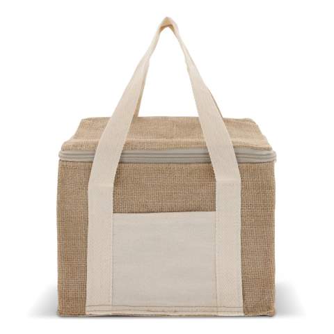 Ce sac isotherme carré en liège et coton est idéal pour conserver vos articles au froid. La poignée de transport permet d'emporter facilement le sac avec vous.