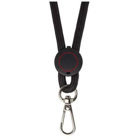 Universal high quality lanyard for mobile phone cases, suitable for all smartphones with a cover case. The max length of the lanyard is 160 cm, and with the adjustable buckle it can be adjusted to the desired length. The lanyard can easily be released with the metal hook, leaving the tape inside the phone case to attach it to the lanyard easily again. 