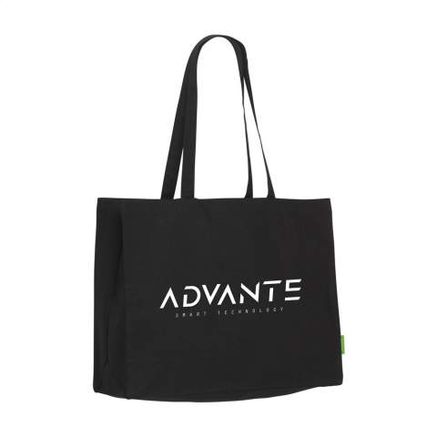 WoW! Sac shopping robuste en 100% coton biologique de qualité (180 g/m²). Avec de longues poignées. Idéal pour une utilisation fréquente. Certifié GOTS. Capacité env. 19 litres.