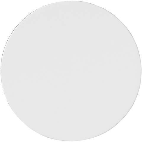 Dessous de verre en papier laminé avec une base en mousse noir pour une impression de qualité supérieure.