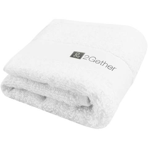 High quality and sustainable 450 g/m² towel that is delightfully thick, silky, and super soft to the skin. This item is certified STANDARD 100 by OEKO-TEX®. It guarantees that the textile product has been manufactured using sustainable processes under environmentally friendly and socially responsible working conditions and is free from harmful chemicals or synthetic materials. Available in a variety of beautiful colours to refine any home or hotel bathroom. The towel is dyed with a waterless dyeing process that reduces freshwater demand and prevents the large volumes of polluted water that are typical of water-based dyeing processes. Towel size: 30x50 cm. Made in Europe. 